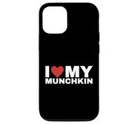 T-Shirt « I Love My Munchkin Cat » pour Les Amoureux des Chats Coque pour iPhone 12/12 Pro