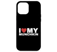 T-Shirt « I Love My Munchkin Cat » pour Les Amoureux des Chats Coque pour iPhone 12 Pro Max