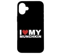 T-Shirt « I Love My Munchkin Cat » pour Les Amoureux des Chats Coque pour iPhone 16 Plus