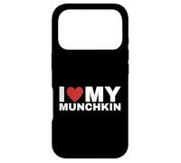 T-Shirt « I Love My Munchkin Cat » pour Les Amoureux des Chats Coque pour iPhone 17 Pro