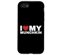 T-Shirt « I Love My Munchkin Cat » pour Les Amoureux des Chats Coque pour iPhone SE (2020) / 7/8