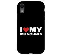 T-Shirt « I Love My Munchkin Cat » pour Les Amoureux des Chats Coque pour iPhone XR