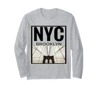 T-shirt « I Love NYC » - New York City Brooklyn Bridge Manche Longue