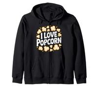 T-Shirt « I Love Popcorn Movie Night Snack Lovers » Sweat à Capuche