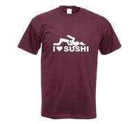 T-Shirt I Love Sushi 2 Imprimé Funshirt Design