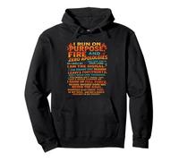T-shirt I Run on Fire The Unstoppable Energy pour Bold Souls ! Sweat à Capuche