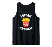 T-Shirt I Speak French Fries - French Fries Débardeur