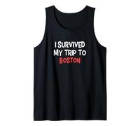 T-Shirt « I Survived My Trip to Boston » Simple City Débardeur