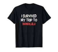 T-shirt « I Survived My Trip To HONOLULU » Simple City T-Shirt