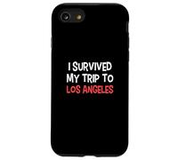 T-Shirt « I Survived My Trip to Los Angeles » Simple City Coque pour iPhone SE (2020) / 7/8
