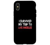 T-Shirt « I Survived My Trip to Los Angeles » Simple City Coque pour iPhone X/XS
