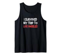 T-Shirt « I Survived My Trip to Los Angeles » Simple City Débardeur