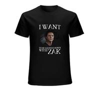 T-shirt « I Want Be Locked Down with Zak Bagans Adventures Shirt » pour homme unisexe noir, Noir , XXL