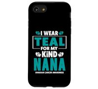 T-Shirt « I Wear Teal for My Nana » de Sensibilisation au Cancer de l'ovaire Coque pour iPhone SE (2020) / 7/8