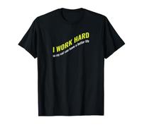 T-Shirt « I Work Hard So My Cat Can Mom » T-Shirt