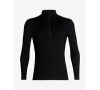 T-shirt Icebreaker 260 Tech Half Zip manches longues noir - L