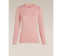 Icebreaker Merino 260 Tech Crewe Long Sleeve Base Layer Rose S Femme