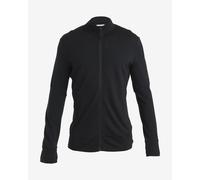T-shirt Icebreaker Mer 260 Quantum Full Zip manches longues noir pur - M