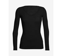 T-shirt Icebreaker Merino Siren manche longue noir pur femme - XL