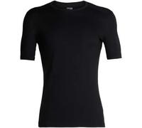 Icebreaker T-shirt homme 200 Oasis Short Sleeve Crewe – laine mérinos Noir L