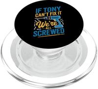 T-Shirt « If Tony Can't Fix It We're All Screwed » PopSockets PopGrip pour MagSafe