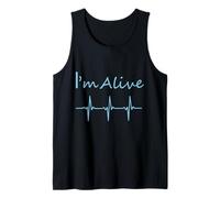 T-Shirt I'm Alive Awake Heartbeat Grateful Blessed Survivor Débardeur