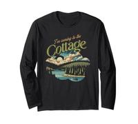 T-Shirt « I'm Coming to The Cottage » - Scenic Canoe Lake Graphic Manche Longue