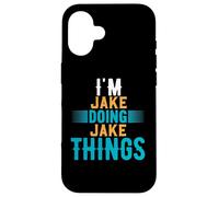 T-Shirt I'm Jake Doing Jake Things Coque pour iPhone 16