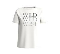 T-shirt imprimÃ© sur le devant en mÃ©lange de coton femme COMMA Blanc 42