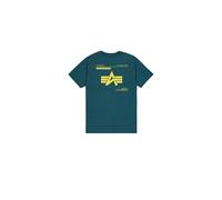 T-shirt imprimÃ© sur le dos Alpha Industries Label Vert 3XL