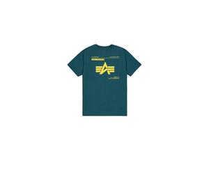 T-shirt imprimÃ© sur le dos Alpha Industries Label Vert M