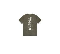 T-shirt imprimé sur le dos Alpha Industries Vintage Vert M