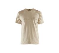 Blakläder T-shirt 353110422509L imprimé 3D, manches courtes, beige, taille L