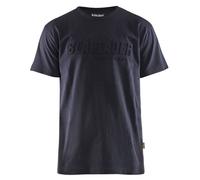 T-shirt imprimé 3D Bleu paon T.XS