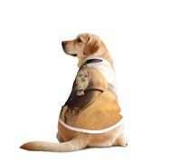 T-shirt imprimé animal Rhino2 pour animal de compagnie, gilet doux, respirant, léger et extensible pour chien de taille moyenne