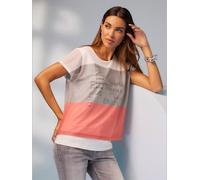 T-shirt imprimé aspect 2 en 1 tendance - Rick Cardona - écru-sésame imprimé ÉCRU-SÉSAME IMPRIMÉ 48