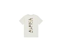 Alpha Industries Backprint Camo Print T-Shirt pour homme Taille L -