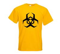 T-Shirt Imprimé Avec Symbole De Biohazard Design Amusant