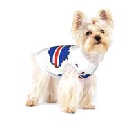 T-shirt imprimé carte drapeau de l'Islande pour petits chiens, chemise tendance et respirante sans manches pour petits chiens