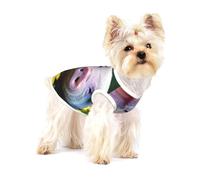 T-shirt imprimé cochon fleur de viol pour petits chiens, chemise tendance respirante sans manches pour petits chiens