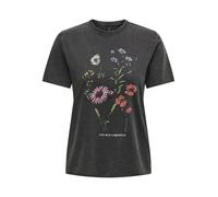 ONLY Onllucy Reg S/S Top Jrs Noos Femme T-shirt, Gris-3, XS