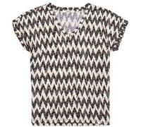 T-shirt imprimé col V femme Garcia Noir L