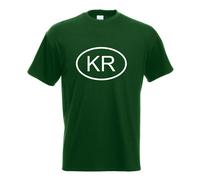 T-Shirt Imprimé Design Amusant De Corée Du Sud KR