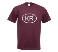 T-Shirt Imprimé Design Amusant De Corée Du Sud KR