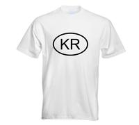 T-Shirt Imprimé Design Amusant De Corée Du Sud KR