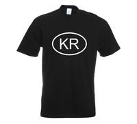 T-Shirt Imprimé Design Amusant De Corée Du Sud KR