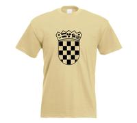 T-Shirt Imprimé Design Drapeau Croatie Blason Funshirt