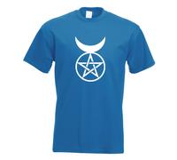 T-Shirt Imprimé Design Du Dieu Cornu