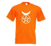 T-Shirt Imprimé Design Du Dieu Cornu