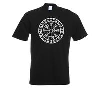 T-Shirt Imprimé Design Fun Avec Runes De Viking